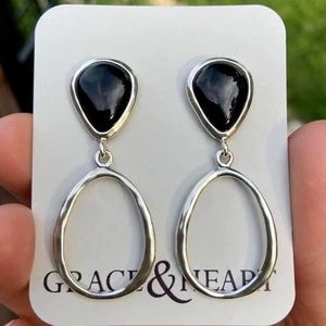 Grace & Heart Slate Earrings